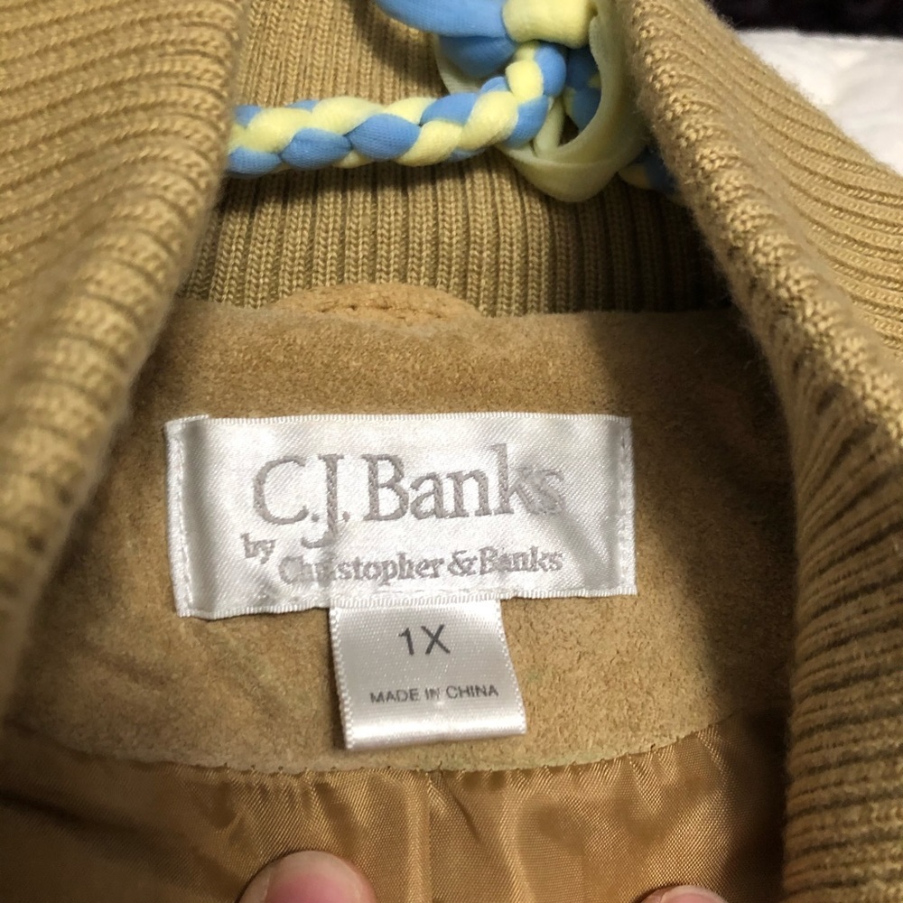 Tan leather jacket - Picture 5 of 12